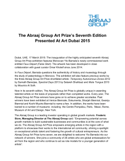 The Abraaj Group Art Prize`s Seventh Edition Presented At Art Dubai