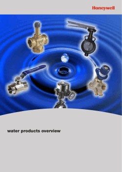 Honeywell EC Water Products Brochure