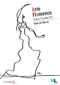 Dossier de presse du Festival 2015 - Arte Flamenco