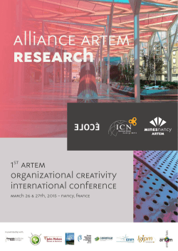 ARTEM OCC 2015 - Detailed Program