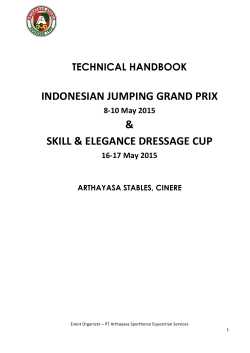 INDONESIAN JUMPING GRAND PRIX & SKILL & ELEGANCE