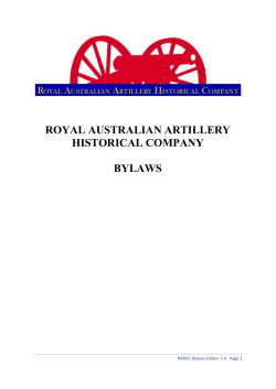 View/Download - Royal Australian Artillery Historical Company