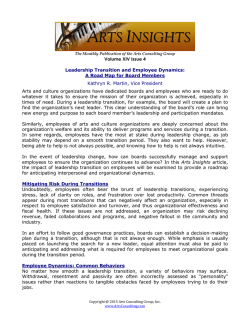 Leadership Transition and Employee Dynamics