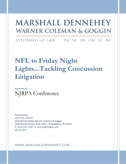 NFL to Friday Night Lights_Youth Sports Concussion