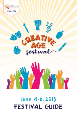Creative Age Festival Guide - Arts Health Network Canada
