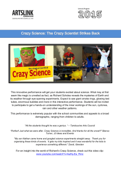 EOI Crazy Science â FORM AND INFO