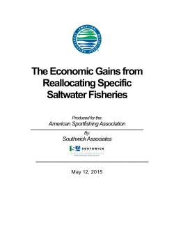 The Economic Gains from Reallocating Specific Saltwater Fisheries