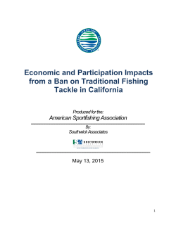 Economic and Participation Impacts from a Ban on Traditional