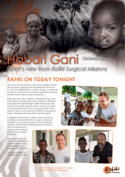 Read more - Asante Rafiki Surgical Missions