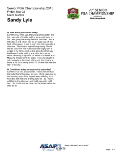Sandy Lyle