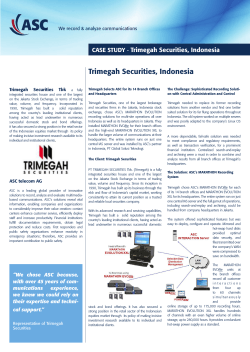 Case Study: Trimegah Securities, Indonesia
