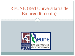 REUNE (Red Universitaria de Emprendimiento)