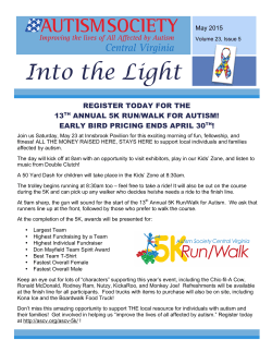 Into the Light - Autism Society Central Virginia