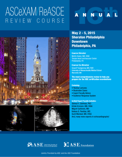 here - American Society of Echocardiography