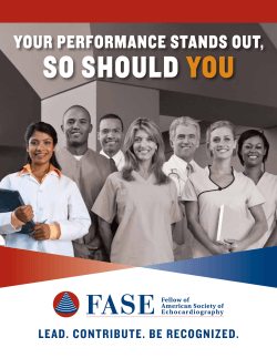 FASE point guidelines - American Society of Echocardiography