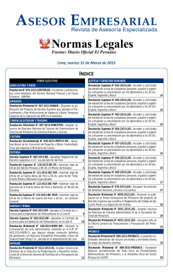 SUMILLA 31.indd - Revista Asesor Empresarial