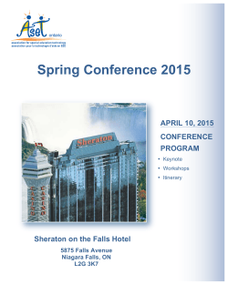 Spring Conference 2015