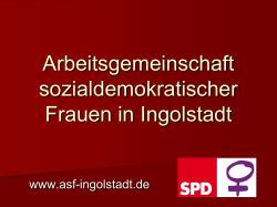 Arbeitsgemeinschaft sozialdemokratischer Frauen