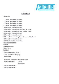 to our Plant Hire PDF