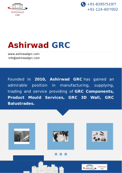 E-Brochure - GRC manufacturers in delhi