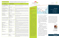 South Asia Regional Newsletter Issue 01