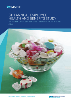 8th annual employee health and benefits study
