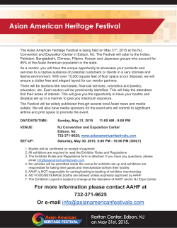 Asian American Heritage Festival - The Asian American Heritage