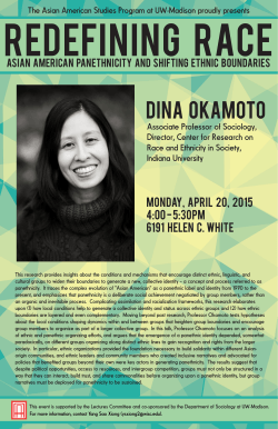 Dina Okamoto - Asian American Studies Program