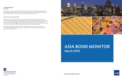 ADB: Asia Bond Monitor â March 2015