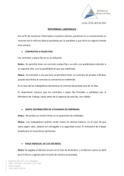 Resumen Reformas Laborales 20/04/2015 260 KB Descargar