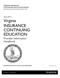 Virginia Insurance Continuing Education Board