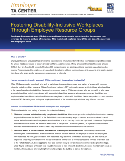 Fostering Disability-Inclusive Workplaces Through