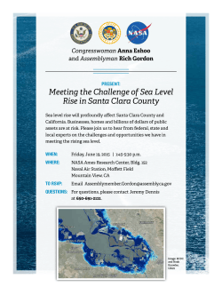 Meeting the Challenge of Sea Level Rise in Santa Clara County