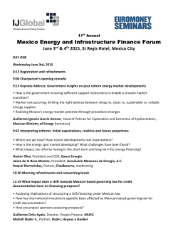 Mexico Energy and Infrastructure Finance Forum