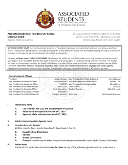 March 18, 2015 Executive Board Packet