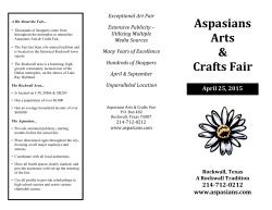 Aspasians Arts & Crafts Fair