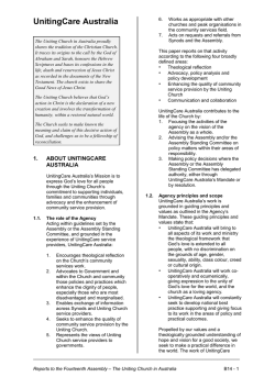 - Uniting Church in Australia