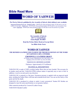Word of Yahweh 3rd Edition