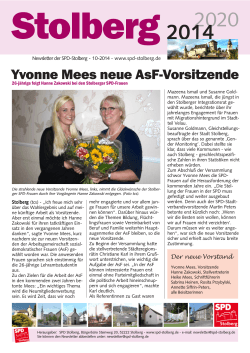 Yvonne Mees neue AsF-Vorsitzende