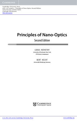 Principles of Nano-Optics - Assets