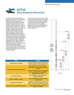 AziTrak Deep Azimuthal Resistivity