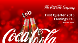 Earnings Call - The Coca