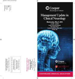 Management Update in Clinical Neurology