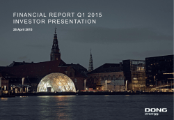 financial report q1 2015 investor presentation