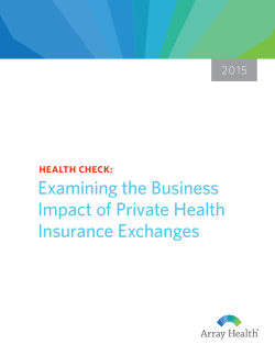 Examining the Business Impact of Private Health