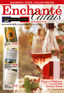 MAJESTIC WINE, CALAIS PRICES