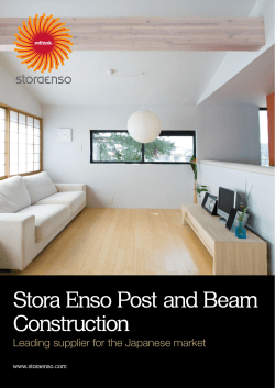 Stora Enso Post and Beam Construction