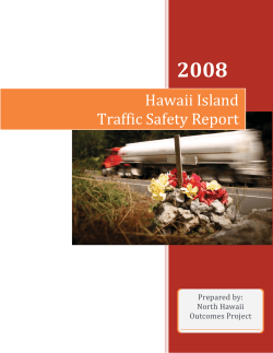 Hawaii Island Traffic Safety Report