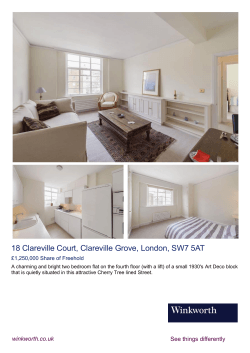 18 Clareville Court, Clareville Grove, London, SW7 5AT