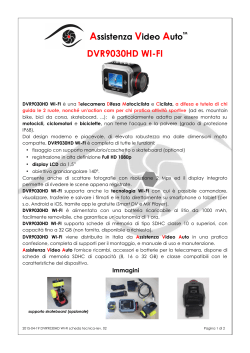 DVR9030HD WI-FI scheda tecnica-2015.04.19 rev. 02